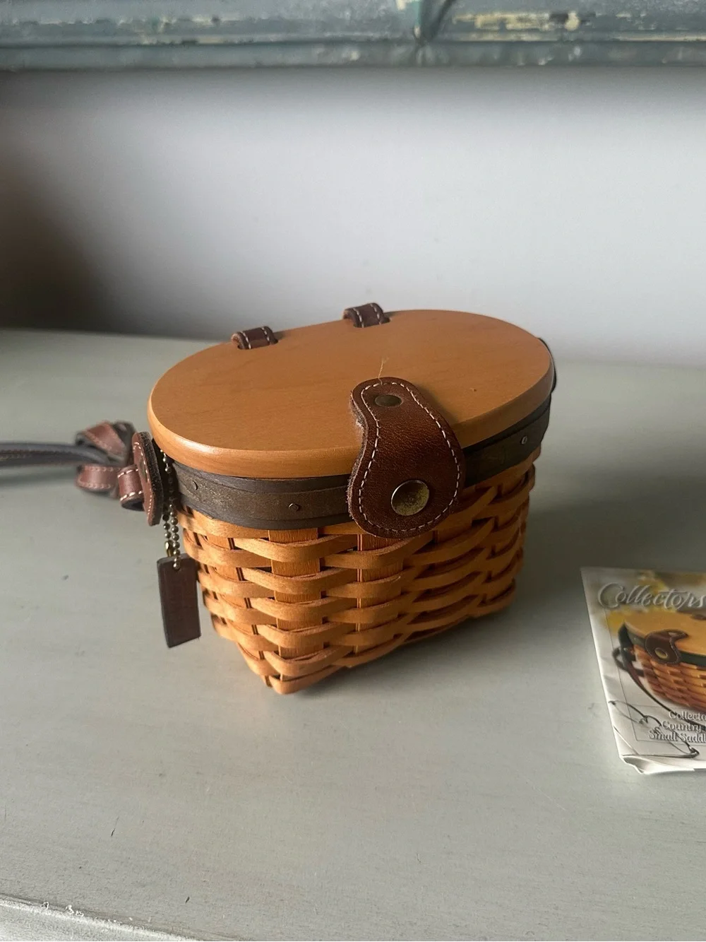 Longaberger collectors club country estates small saddlebrook basket